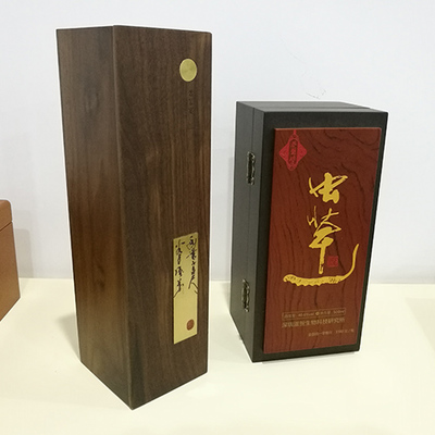 供应单支红酒木盒-智合木业,木盒子设计-单支红酒木盒工厂